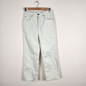 Apiece Apart 100% Cotton Made In USA‎ Light Green Pants Women's Size 4